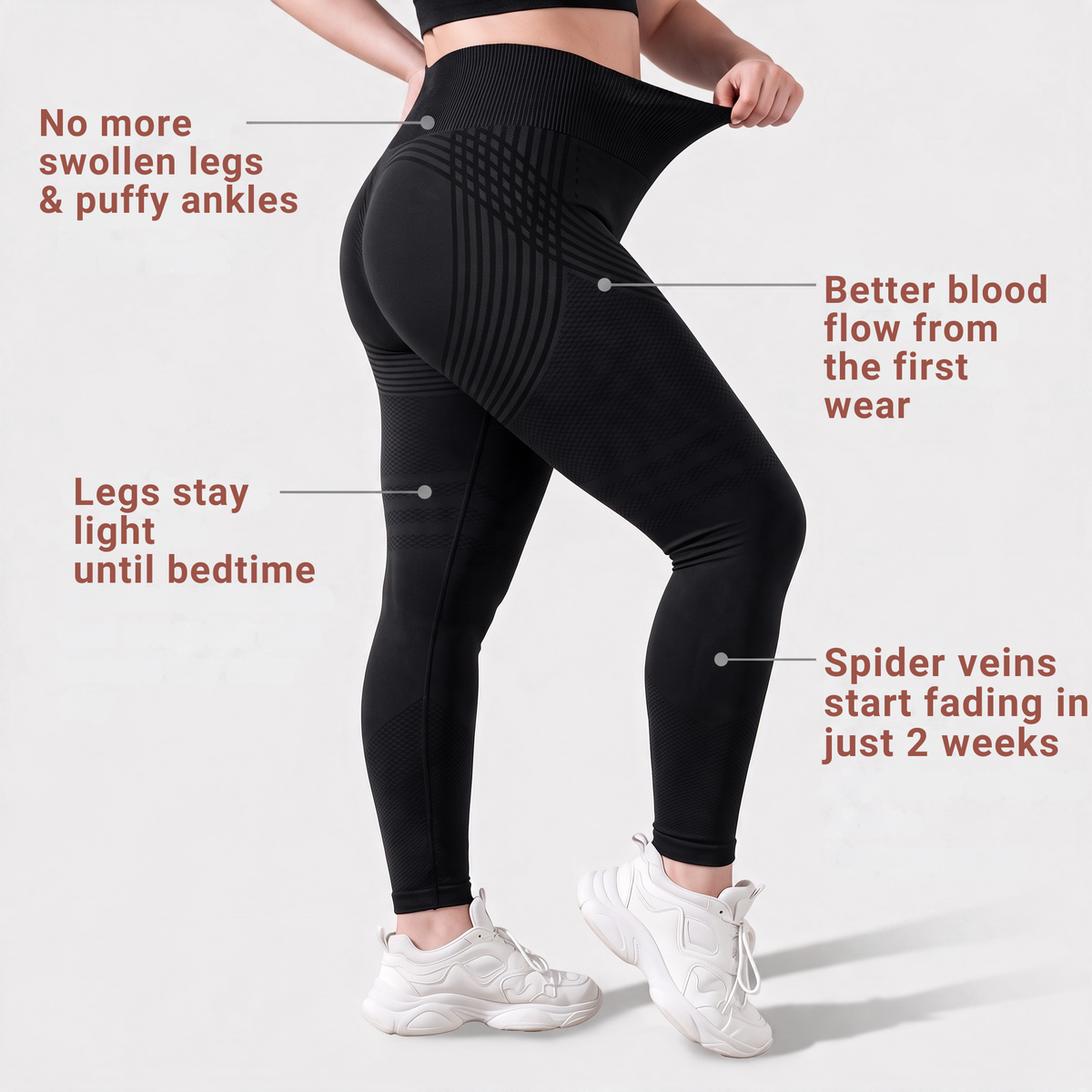 POWERCELLS™ | Light-Legs & Anti-Swelling Compression Leggings