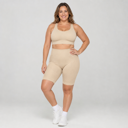 POWERSHORTS™ | High-Waisted 3D Sculpting Shorts - Anti-Chafing