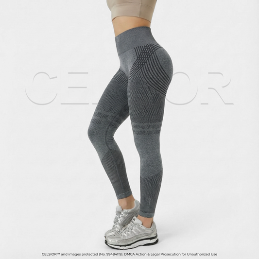 Anti-Cellulite Leggings - Compression and High Waist for tummy control.