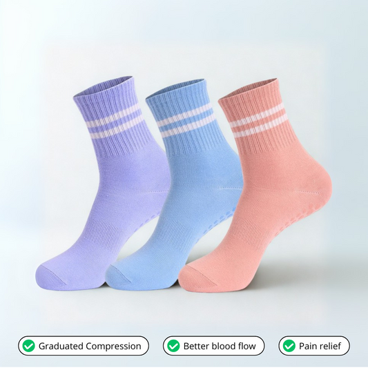 3D Compression color socks | 3-Pack Socks