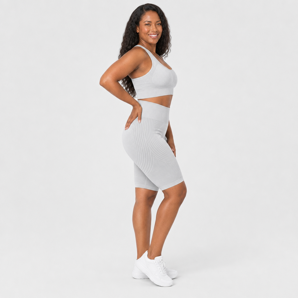 POWERSHORTS™ | High-Waisted 3D Sculpting Shorts - Anti-Chafing (h)