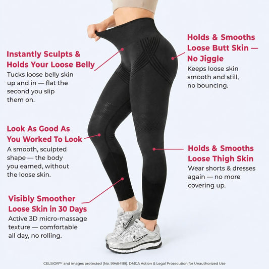 POWERCELLS™ | 3D Loose Skin Smoothing & Sculpting Leggings