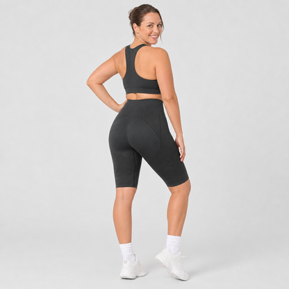 POWERSHORTS™ | High-Waisted 3D Sculpting Shorts - Anti-Chafing