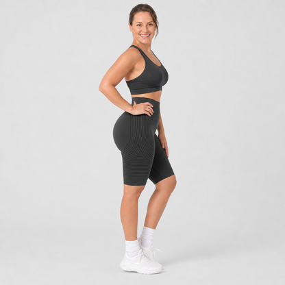 POWERSHORTS™ | High-Waisted 3D Sculpting Shorts - Anti-Chafing (h)