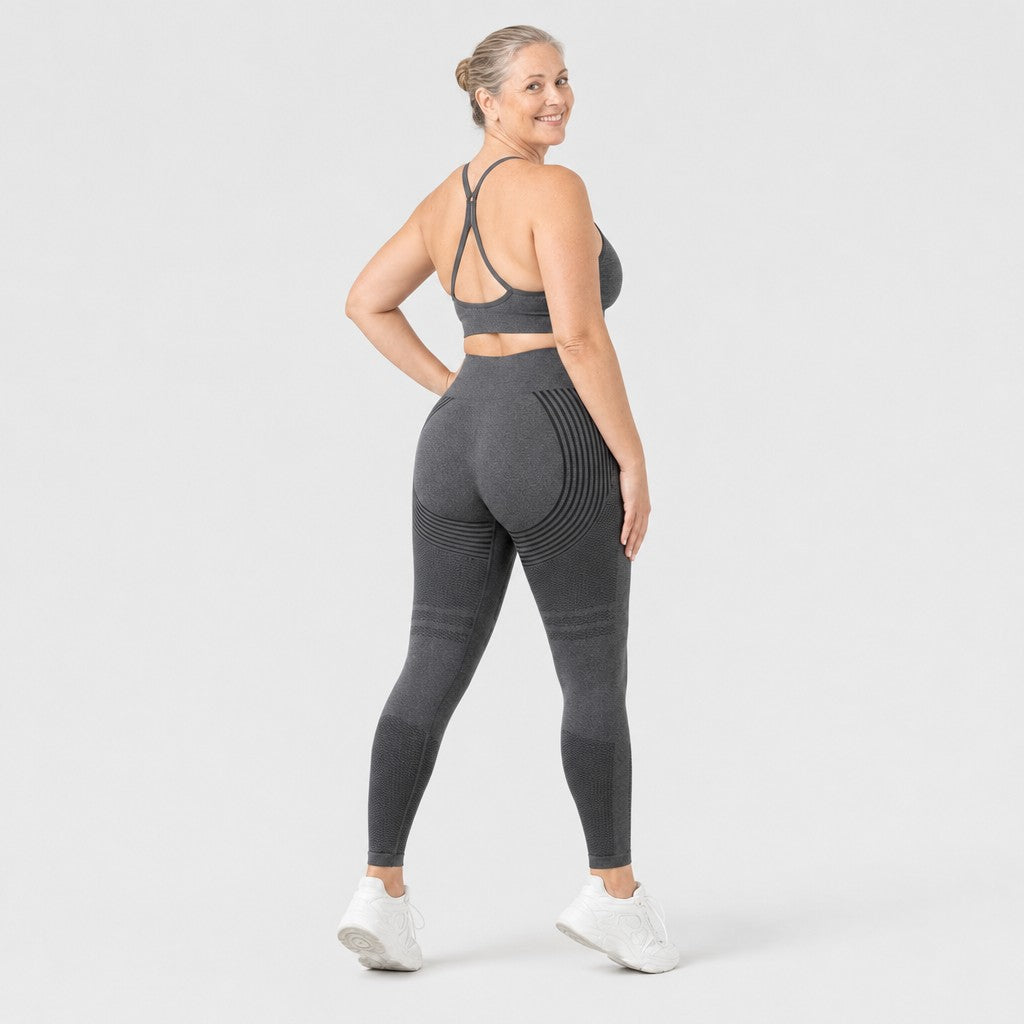 Gray back view