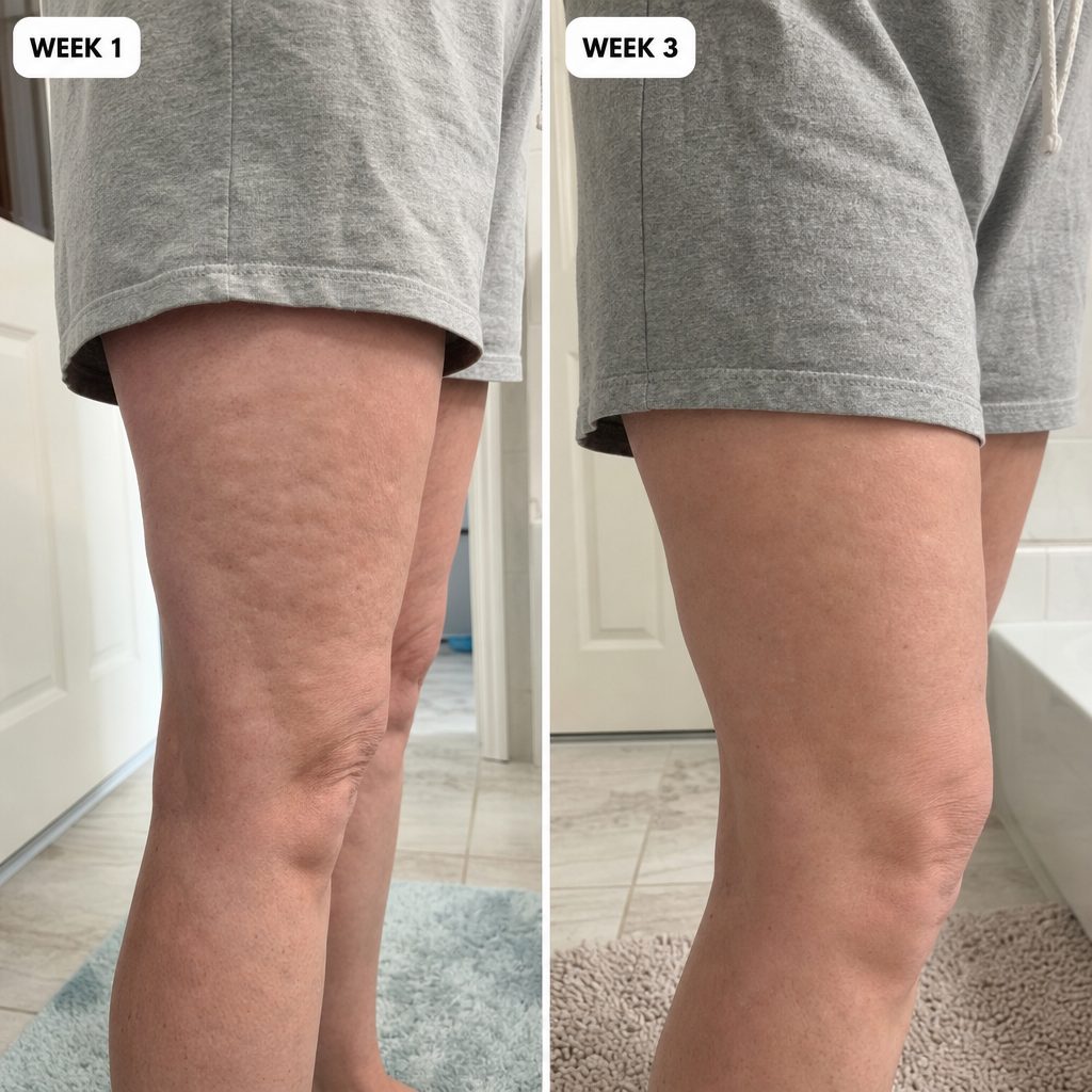 Cellulite Looks Visibly Smoother Week After Week