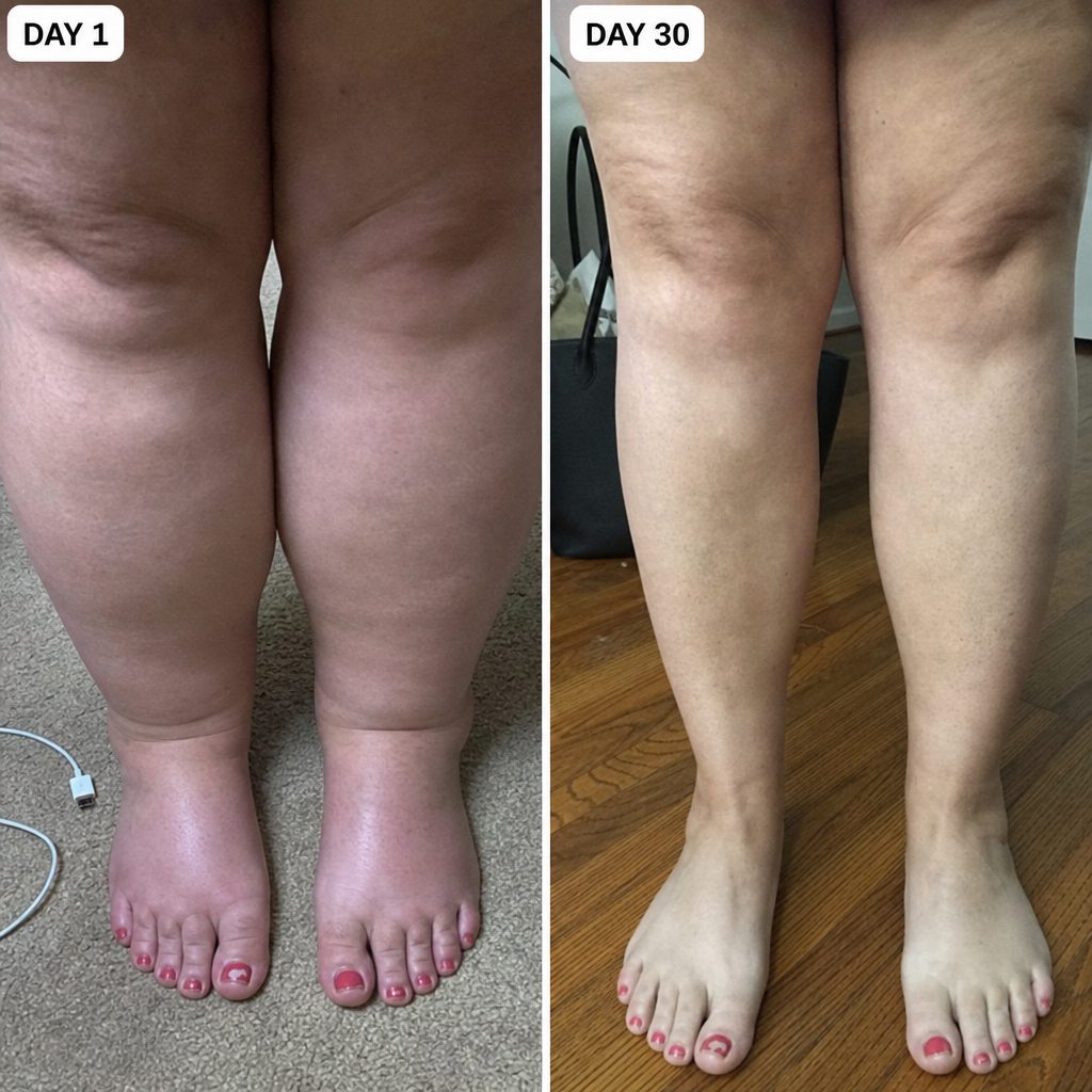 GO FROM SWOLLEN, HEAVY LEGS TO LIGHT LEGS FROM THE FIRST WEAR